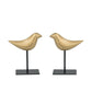 Set of 2 Bird On Stand