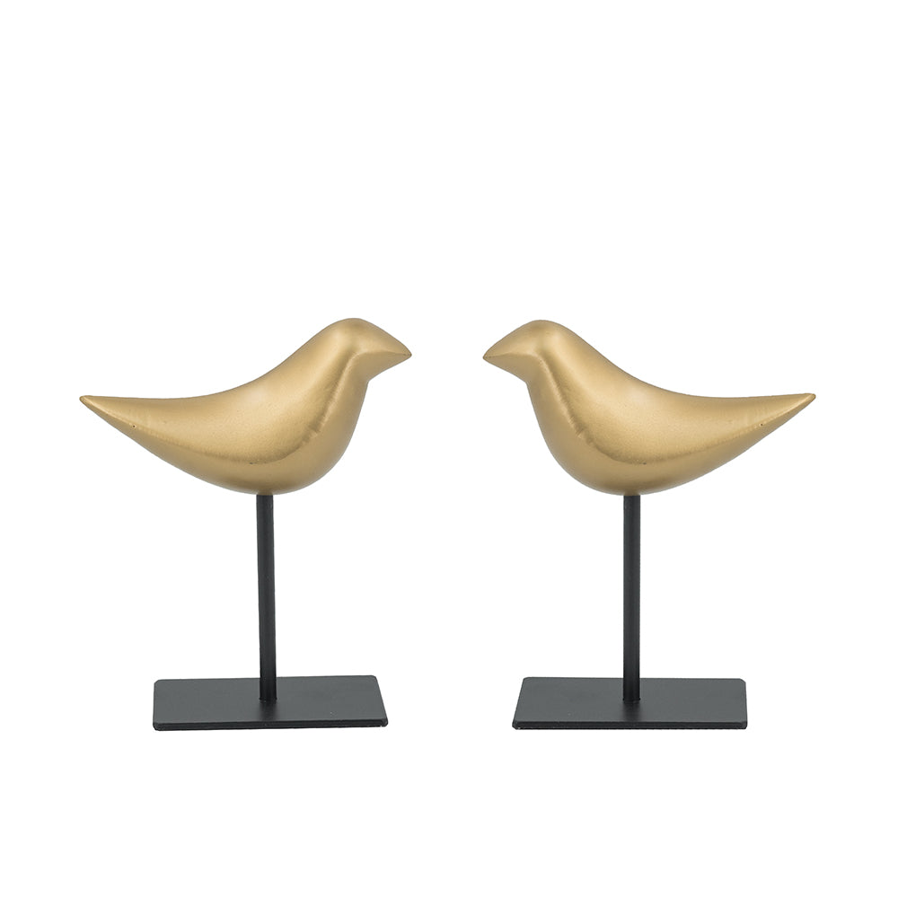 Set of 2 Bird On Stand