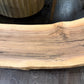 Hickory Solid Wood Curved Bench