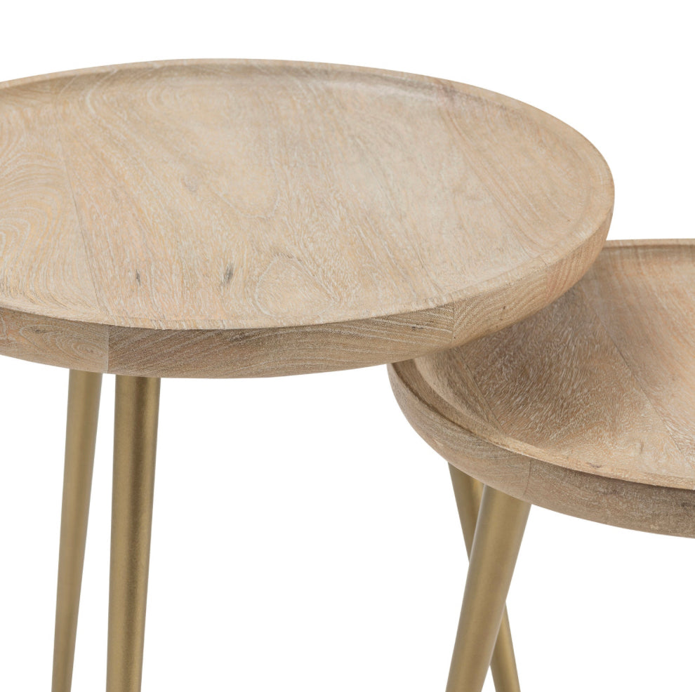Slater Nesting Tables, Set to Two