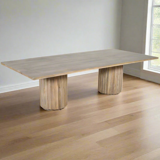 Artly 102" Dining Table, Light Tobacco