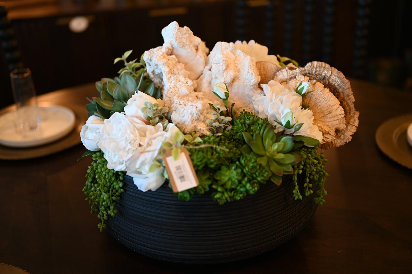 Extra Large Centerpiece with Celestine