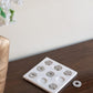 White Marble Tic-Tac-Toe Set