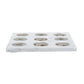 White Marble Tic-Tac-Toe Set