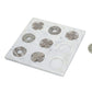 White Marble Tic-Tac-Toe Set
