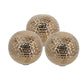 Textured Bronze Sphere Trio