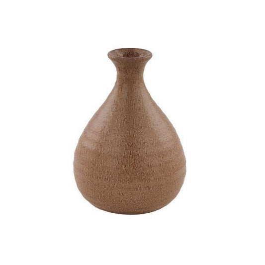 7" Stoneware Vase, Brick