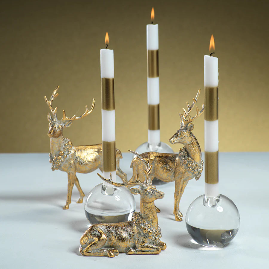 Assorted Gold Deer w/ Wreath