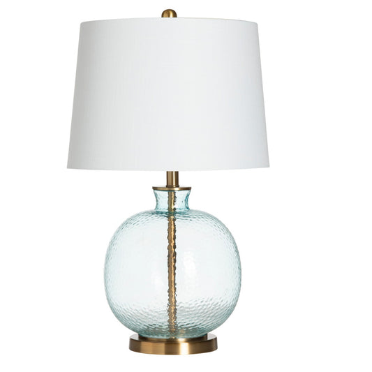 Hammered Glass Table Lamp