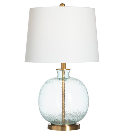 Hammered Glass Table Lamp