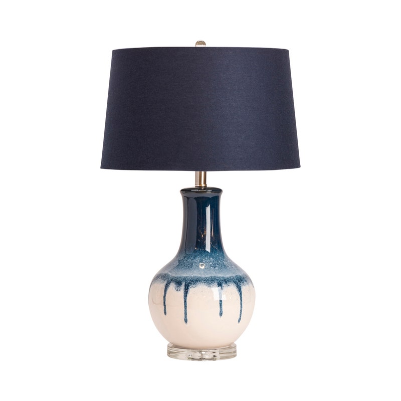 Reynolds Table Lamp, Blue