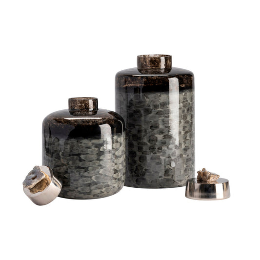 Alban Lidded Containers, Set of 2