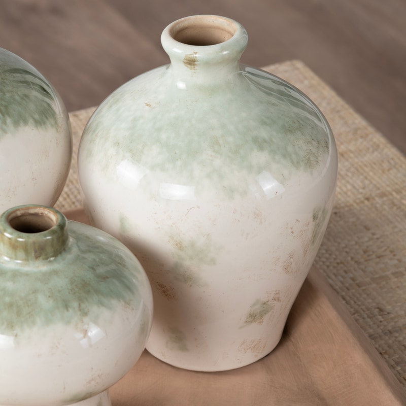 Ivy Vases & Tray