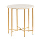 Katherine Round Marble Accent Table