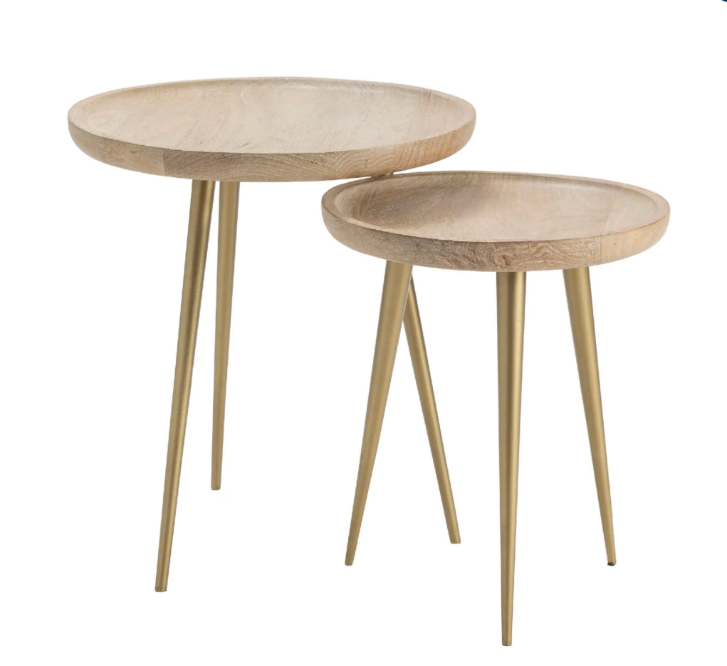 Slater Nesting Tables, Set to Two