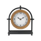 Wood & Iron Table Clock