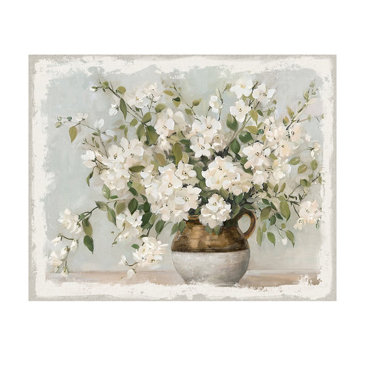 White Blossom Canvas Art