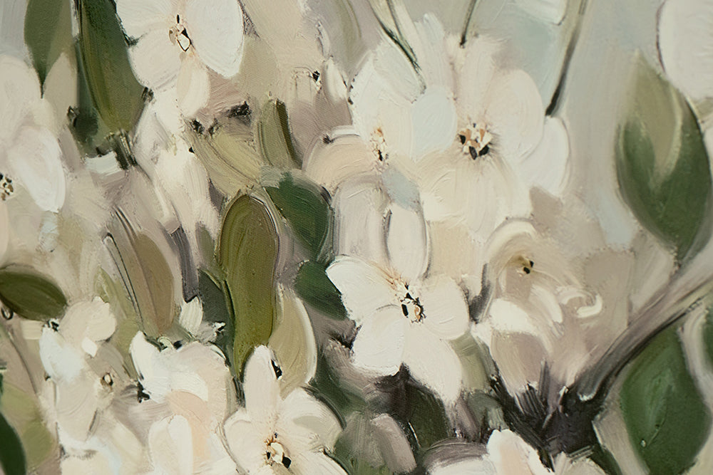 White Blossom Canvas Art