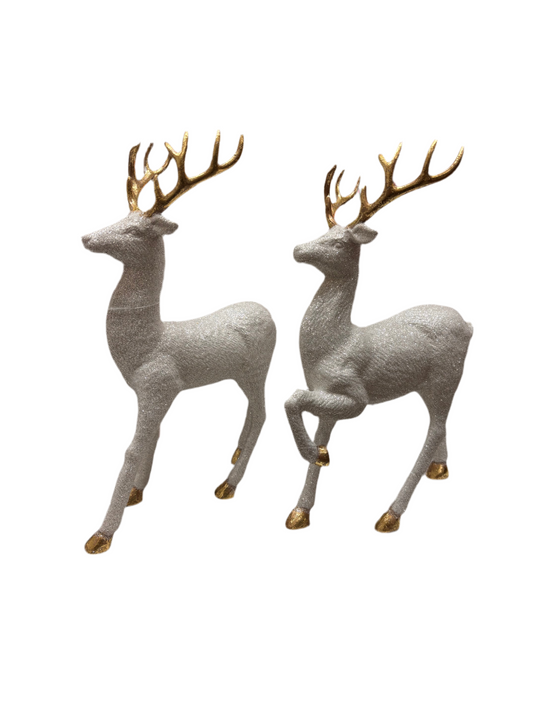 13" Silver/Gold Standing Deer (Various Styles)