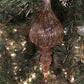 Glass Finial Ornament, Gold (Various Styles)