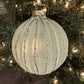 4" Frost Glass Glitter Ball Ornament (Various Styles)