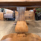 Addison 7' Parquet Dining Table, Natural Finish