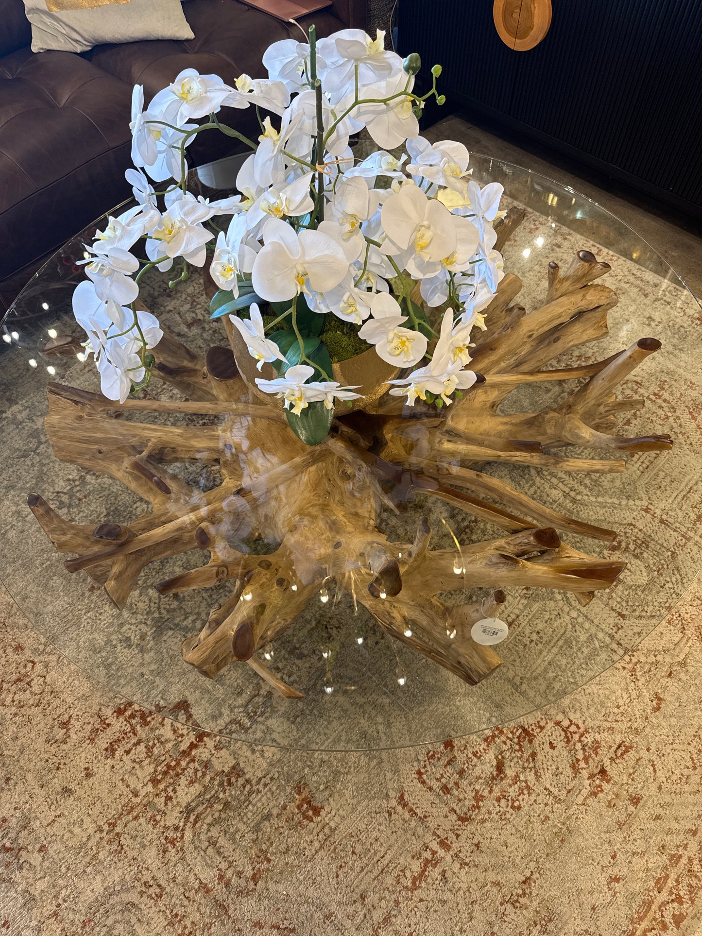 Willow Teak Wood Coffee Table, Natural