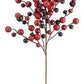 27" Weather Resistant Mixed Berry Spray, Matte Red/Burgundy