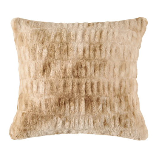 Ruched Rabbit Double-Sided Euro Pillow