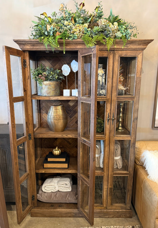 Gavin Display Cabinet, Natural