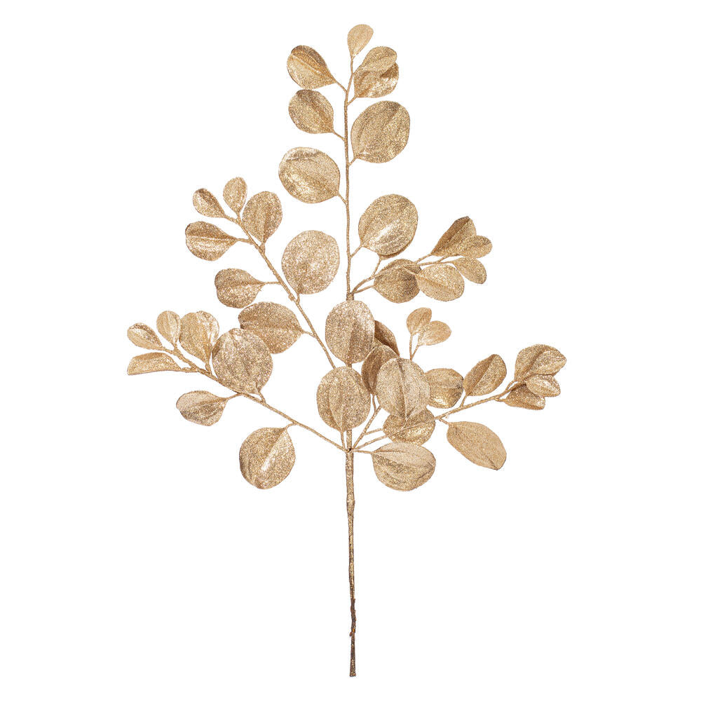 25" Cafe Latte Dogwood Glitter Spray