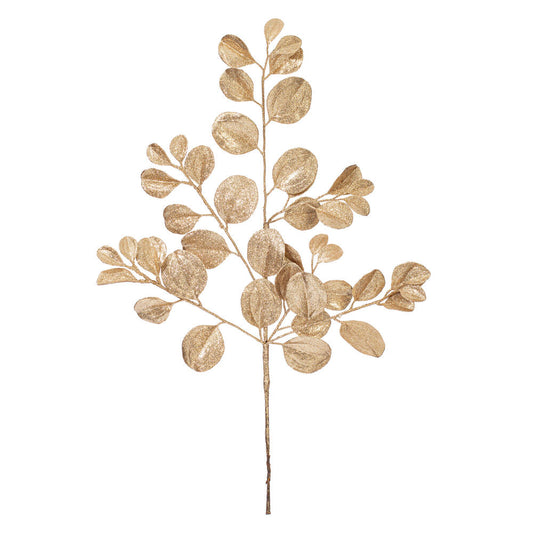 25" Cafe Latte Dogwood Glitter Spray