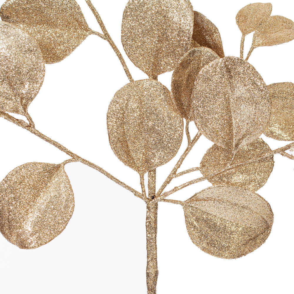 25" Cafe Latte Dogwood Glitter Spray