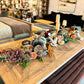 Adalyn Parquet Dining Table, Natural Finish