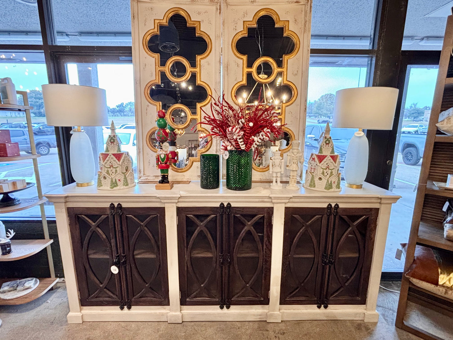 Gabriel Mango Wood Breakfront, White