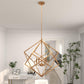 Gold Modern Metal Chandelier