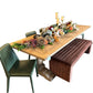 Adalyn Parquet Dining Table, Natural Finish