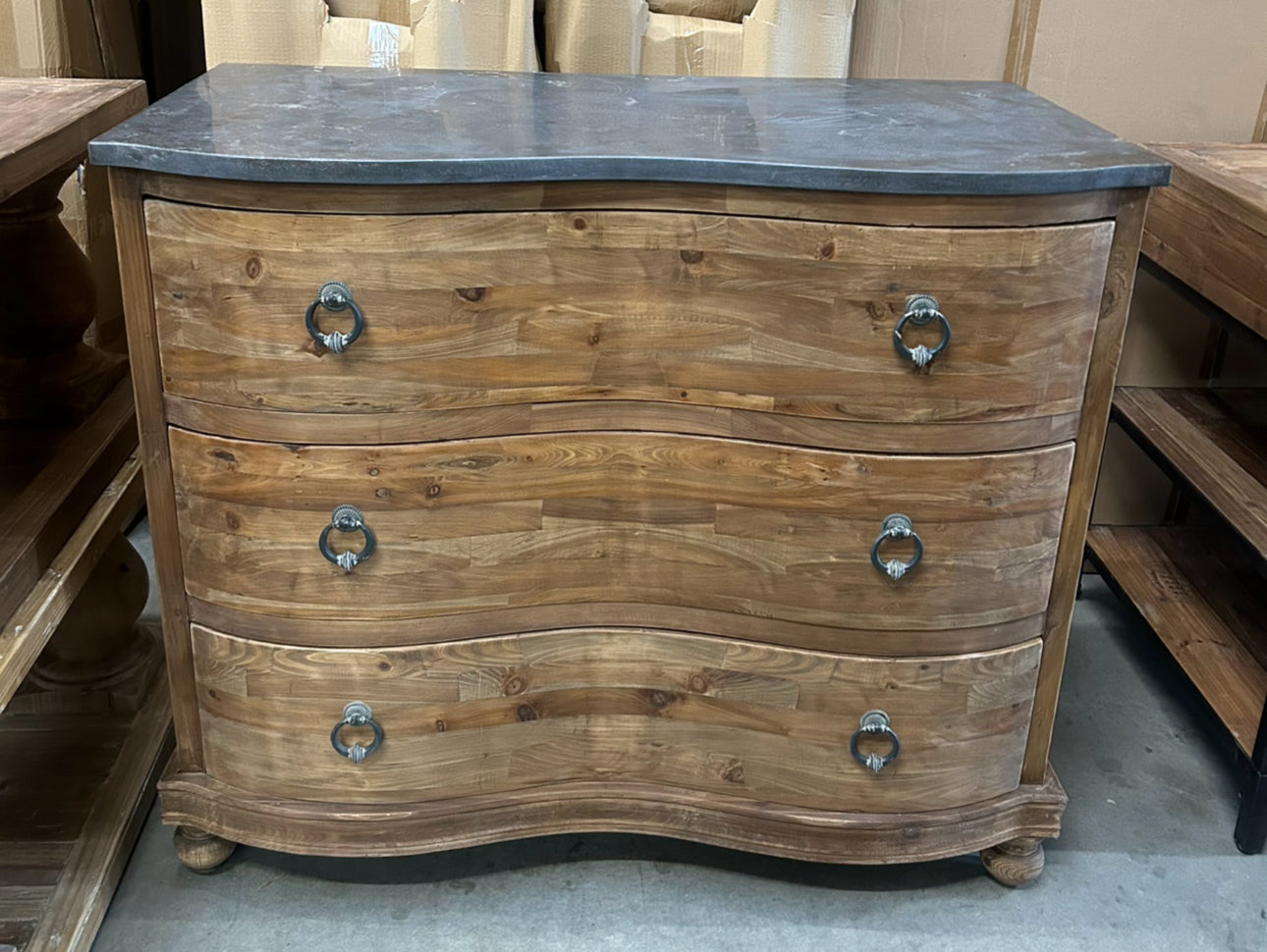 Charlotte Scalloped Oversized Chest or Nightstand