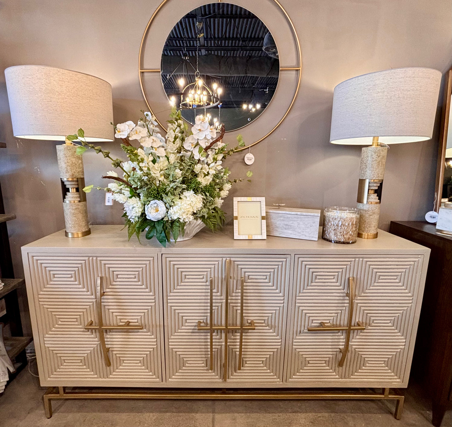 Lizzy Sideboard, Custom Cream
