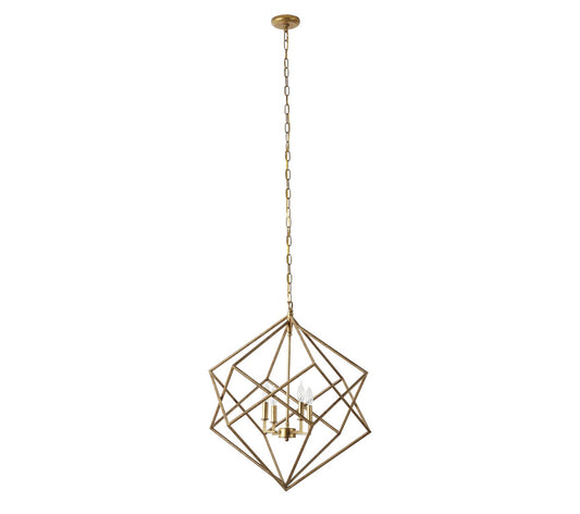 Gold Modern Metal Chandelier