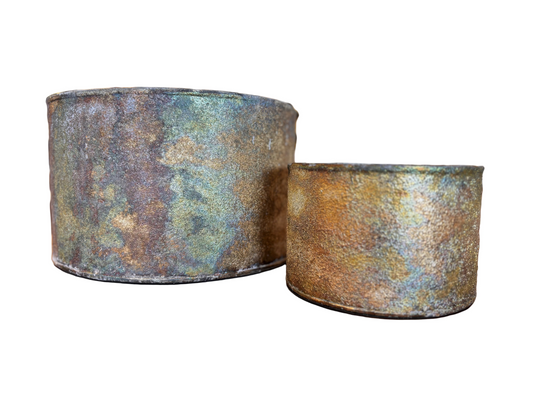Rusted Iron Pot, Various Sizes