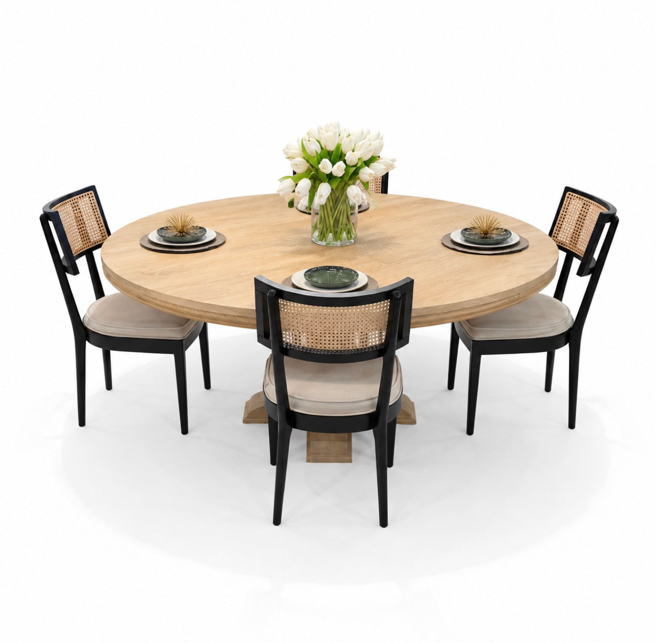 Hannah Round Dining Table 60"