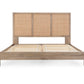 Jensen Solid Wood & Cane King Bed