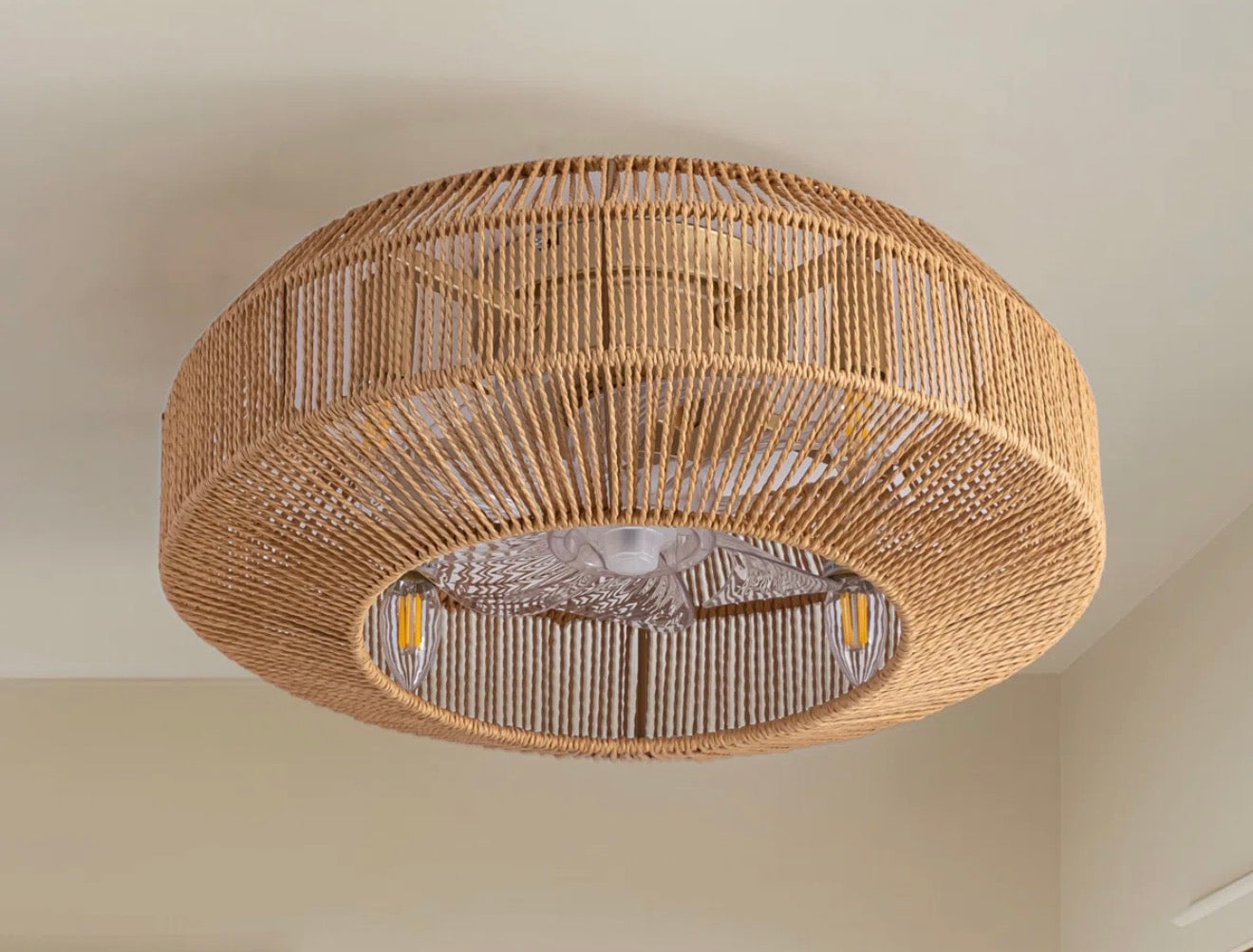 Andrea Ceiling Fan & Light Fixture Combo
