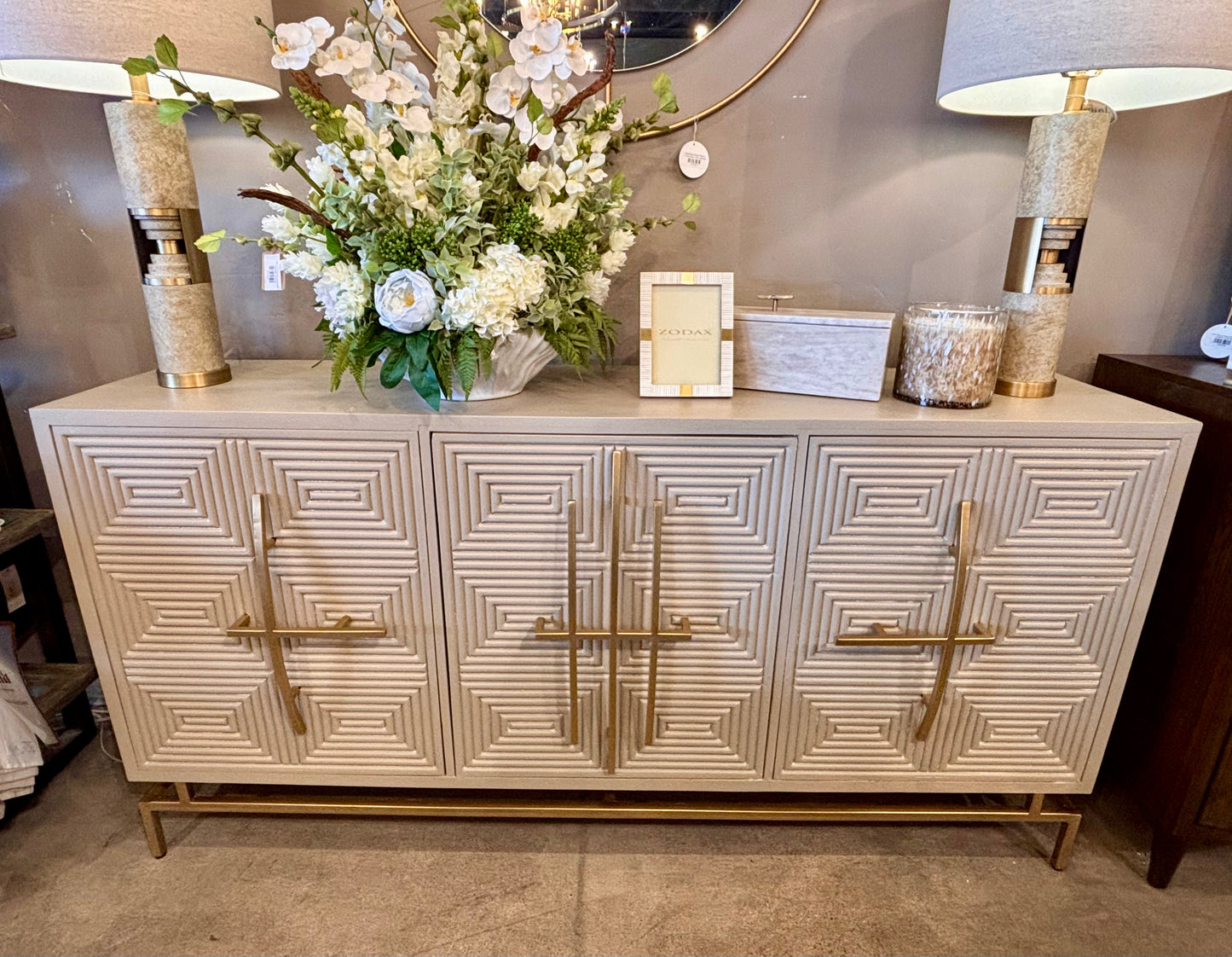 Lizzy Sideboard, Custom Cream