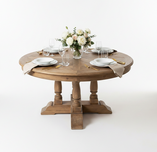 Penelope 55" Parquet Dining Table