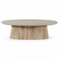 Riverside 98" Oval Dining Table, Light Tobacco