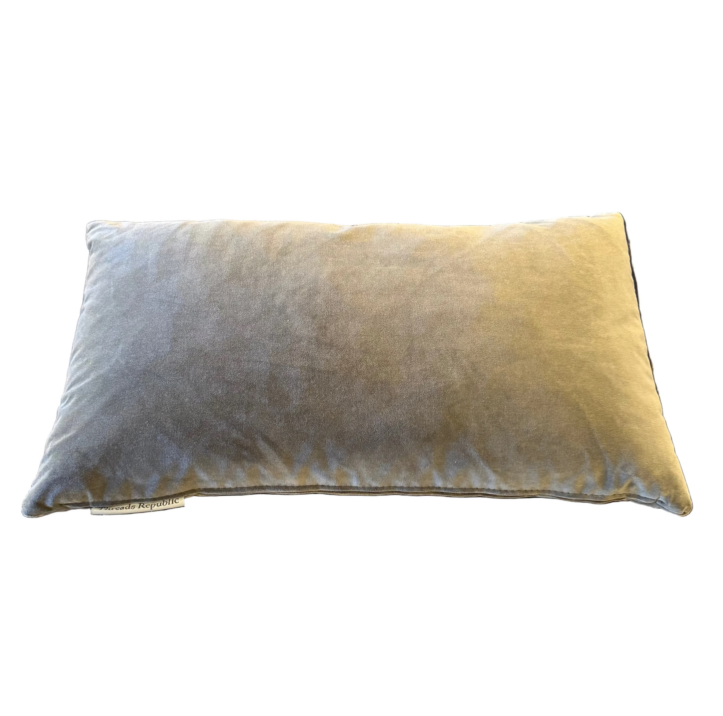 Vintage Velvet Lumbar Pillow, Olive Green