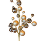 30" Champagne Matte Shiny Ball Ornament Spray