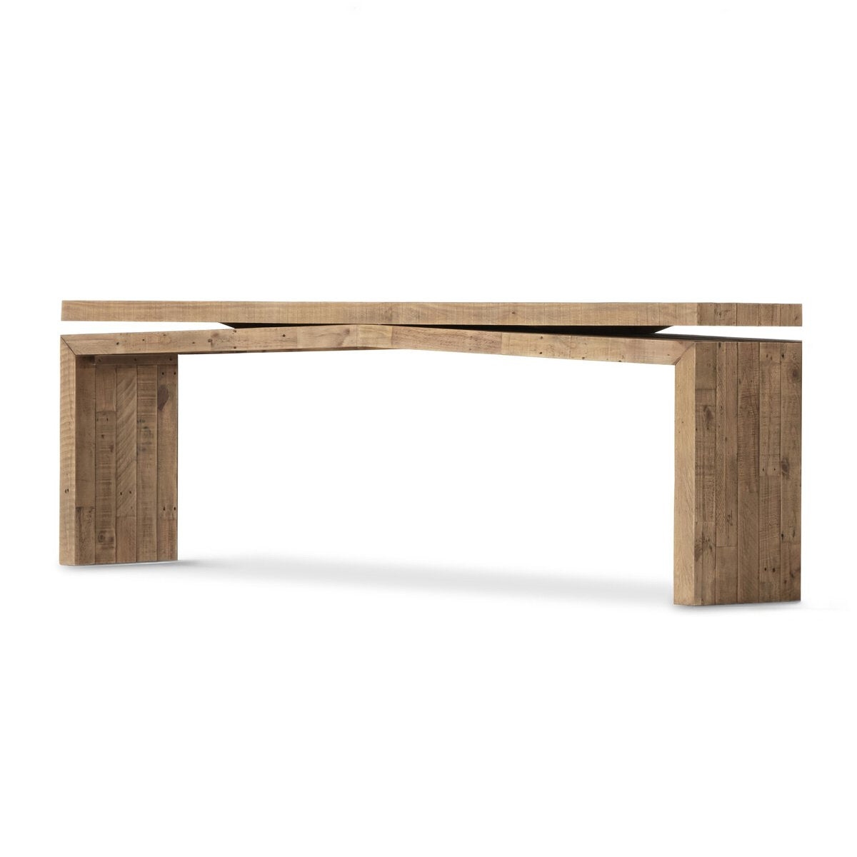 Mathias Console Table, Light Brown